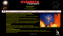 Betreuung eingestellt - Webseite der Firma Ovenbeck Feuewerke in Kerpen