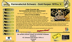 KC Schwarz-Gold Kerpen 1978 e.V. , erstellt durch Klos-WebDesign